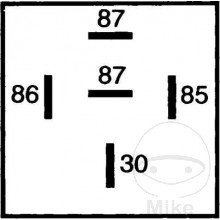 Schließerrelais 12V 2x 87 