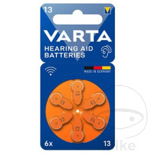 Gerätebatterie 13 Varta 6er Blister Hearing Aid PR48