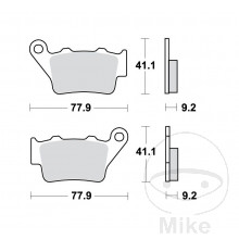 Bremsklotz Sinter RSI TRW Alternative: 7320065