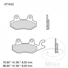 Bremsklotz Sinter LA Brembo Alternative: 7329022