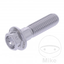 Schraube 6 Kant JMP Bolt M8X1.25 mm 30 mm Alu Racing silber