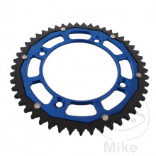 Kettenrad Dual 49Z Teilung 428 blau ZF Innendurchmesser 110 Lochkreis 132