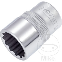 Stecknuss 12 Kant 1/2 Zoll 19 mm Länge 38 mm