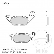 Bremsklotz CC Scooter Brembo Alternative: 7321995