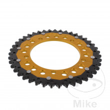 Kettenrad Dual 43Z Teilung 525 gold ZF Innendurchmesser 120 Lochkreis 140