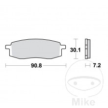 Bremsklotz Standard TRW Alternative: 7370638