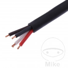 Kabel H05RR-für 4X1.5 schwarz Packung 50 Meter