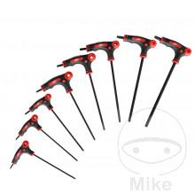 T-Griff Schraube DR Torx Satz JMP 8-teilig T9-T40 Inklusive Halter