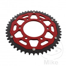 Kettenrad Dual 48Z Teilung 428 rot ZF Innendurchmesser 076 Lochkreis 100