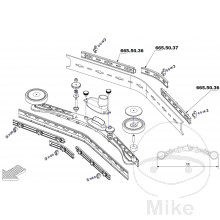 LEISTE SAUGLIPPE hinten außen Rex 510