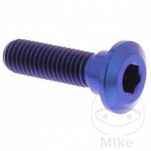 Schraube Bremsscheibe JMP Bolt M8X1.25 mm 30 mm Titan blau