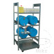 Fassregal 4X60 L mit Auffangwanne