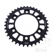 Alu-Kettenrad 37Z Teilung 520 schwarz JT Innendurchmesser 100 Lochkreis 124