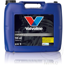 OEL MOT 5W40 20L VAL MST C3 ALTN 5584017