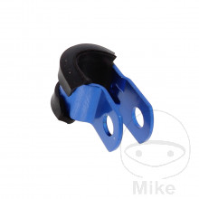 Halter Bremsschlauch JMP Bolt 5 mm Alu blau