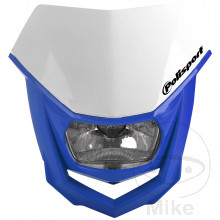 Scheinwerfer Maske Halo weiß/blau 