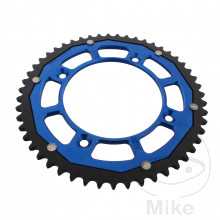 Kettenrad Dual 51Z Teilung 428 blau ZF Innendurchmesser 110 Lochkreis 132