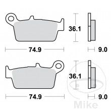 Bremsklotz Scooter TRW Alternative: 7321839
