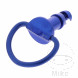 Schnellverschlussschraube alu Verkleidung 19 mm D-Ring blau