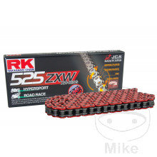 RK XW-Ringkette rot 525 ZXW/108 Kette offen mit Nietschloss