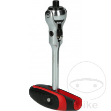 Umschaltknarre 1/4 Mini T-Griff Schwenkkopf