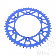 Alu-Kettenrad 48Z Teilung 520 blau JT Innendurchmesser 136 Lochkreis 156