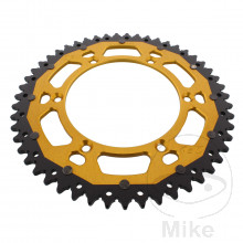 Kettenrad Dual 51Z Teilung 520 gold ZF Innendurchmesser 136 Lochkreis 156
