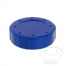 Deckel Bremsflüssigkeitsbehälter 61 mm Alu blau