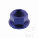 Bundmutter M10X1 mm Titan blau