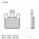 Bremsklotz Sinter LA Brembo Alternative: 7320328