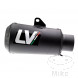 Schalldämpfer SBK Edelstahl LV-10 Slip On Full black