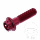 Schraube 6 Kant JMP Bolt M8X1.25 mm 30 mm Alu Racing rot