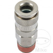 Druckluftschlauch LW10 15 Meter mit Stahl Kupplung + Nippel