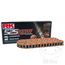RK XW-Ringkette orange 525 ZXW/118 Kette offen mit Nietschloss