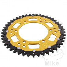Kettenrad Dual 46Z Teilung 520 gold ZF Innendurchmesser 110 Lochkreis 130