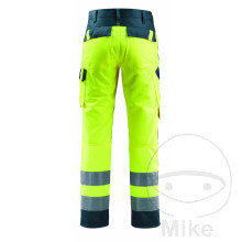 Bundhose Mascot Größe 54/L76 warnschutzgelb/schwarz-blau