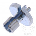 CABLE ADJUSTER SLOTTED JMP M8X1.25 LENGTH: 28MM