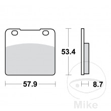 Bremsklotz Standard TRW Alternative: 7328461