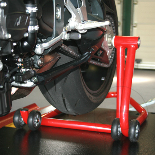 MV AGUSTA F4 1000 R 2011 SINGLE SIDED RED REAR PADDOCK STAND