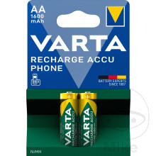 Akku-Gerätebatterie Mignon AA Varta 2er BLI PHONE