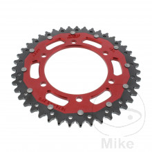Kettenrad Dual 43Z Teilung 525 rot ZF Innendurchmesser 110 Lochkreis 130