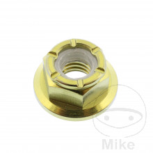Bundmutter selbstsichernd M6X1 mm Titan gold
