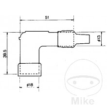 Zündkerzenstecker LD05F schwarz NGK Alternative: 7080386