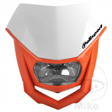Scheinwerfer Maske Halo weiß/orange 