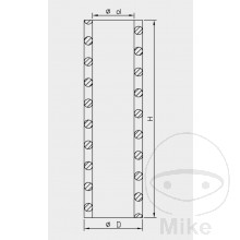 Cartridgefeder 22N/mm Kayaba 107 mm 26 mm