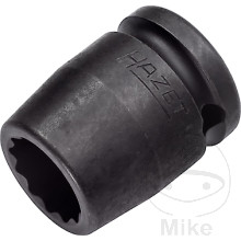 Kraft-Stecknuss 12 Kant 1/2 Zoll 17 mm Länge 38 mm