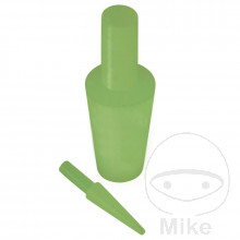 Stopfen Silikon 15.9 mm 10ST grün für KLIMALEITG