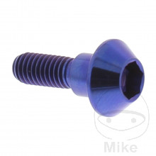 Schraube Bremsscheibe JMP Bolt M6X1 mm 20 mm Titan blau