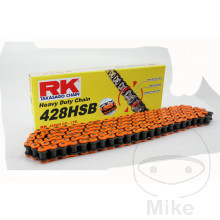 RK Standardkette orange 428 HSB/128 Kette offen mit Clipschloss