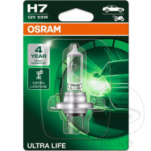 Lampe H7 12V55W 1er Blister Osram Ultra Life   JMP 1590123